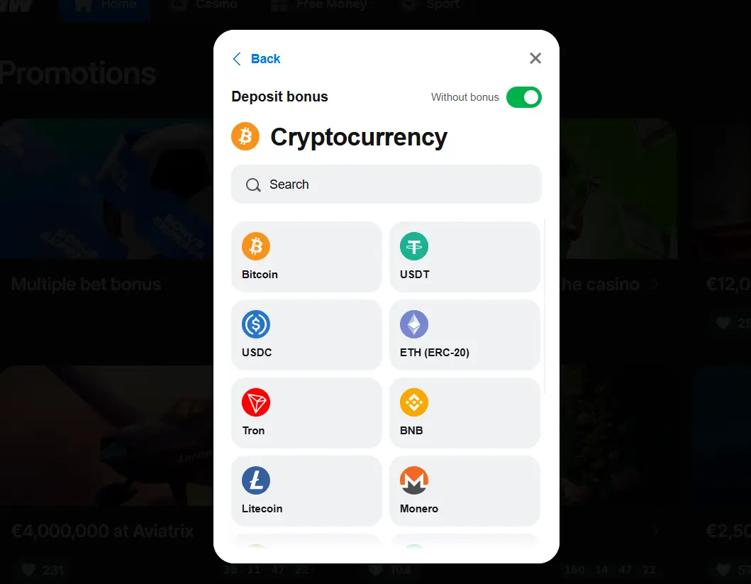 1win payment methods